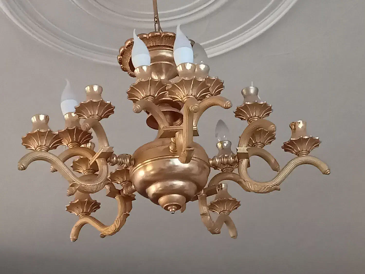 دو عدد لوستر اب طلا 30 ملیون( مقطوع)|لوستر و چراغ آویز|تهران, زاهد گیلانی|دیوار