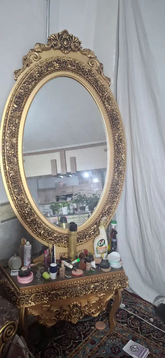 گنجه آینه آباژور|بوفه، ویترین، کنسول|تربتحیدریه, سرمحله|دیوار