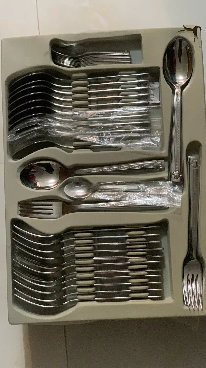 سرویس قاشق چنگال ۲۴نفره ورساچه|ظروف سرو و پذیرایی|تهران, تهرانپارس غربی|دیوار