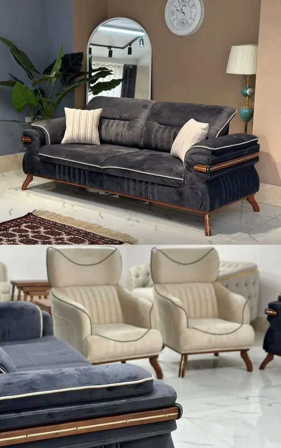 مبل پاستور ۸نفره مکانیزه|مبلمان خانگی و میز عسلی|مشکیندشت, |دیوار