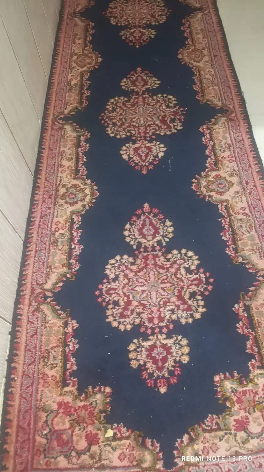 تو راهرویی دستباف ابعاد3در1.5|فرش|کرمان, |دیوار