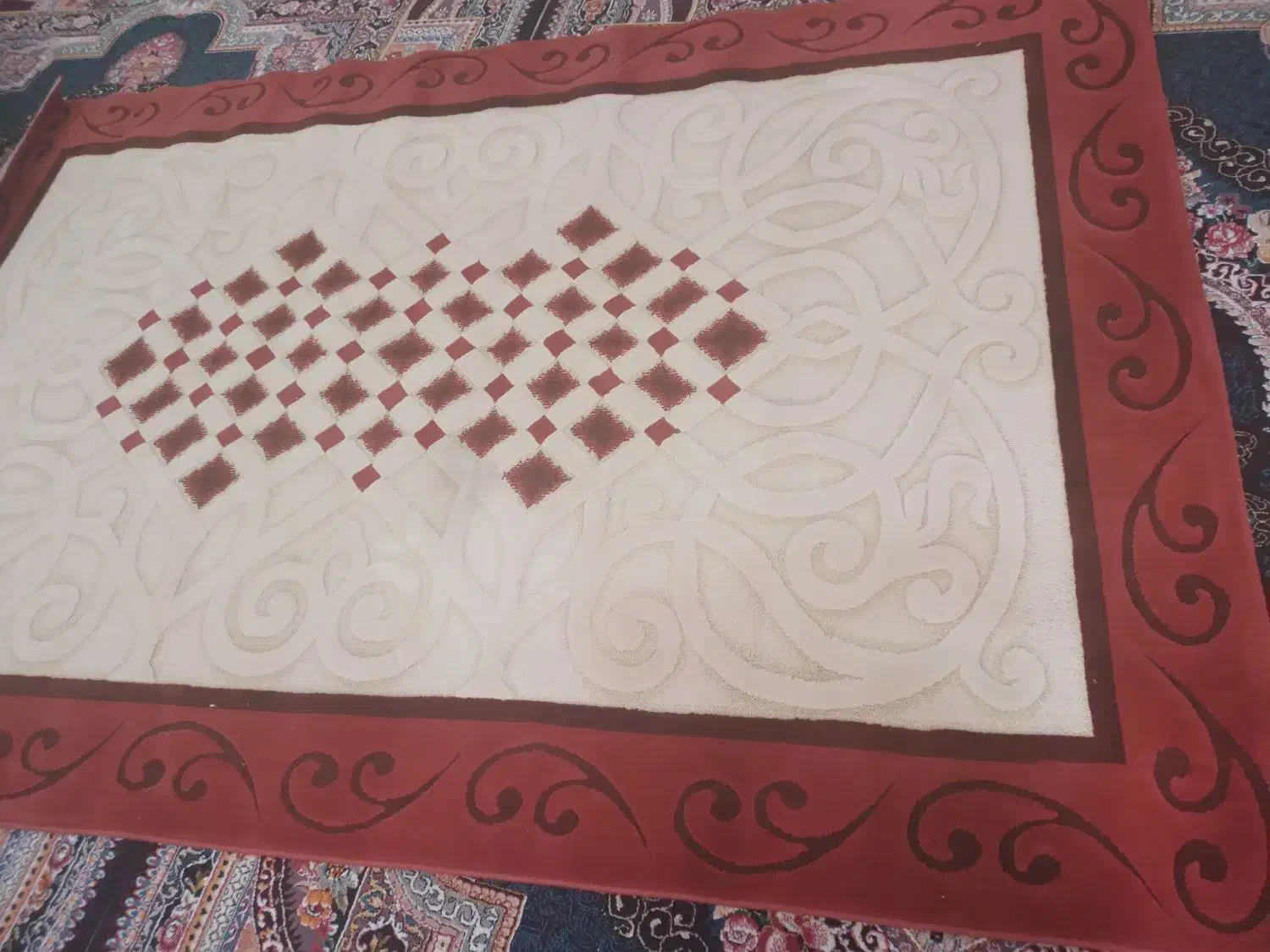 گلیم فرش ساوین نو|فرش|ایلام, |دیوار