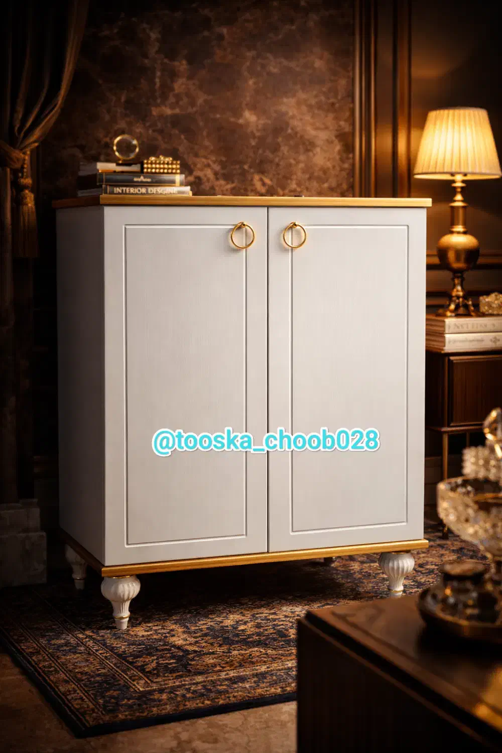 جاکفشی|جاکفشی، کمد، دراور|آبیک, |دیوار