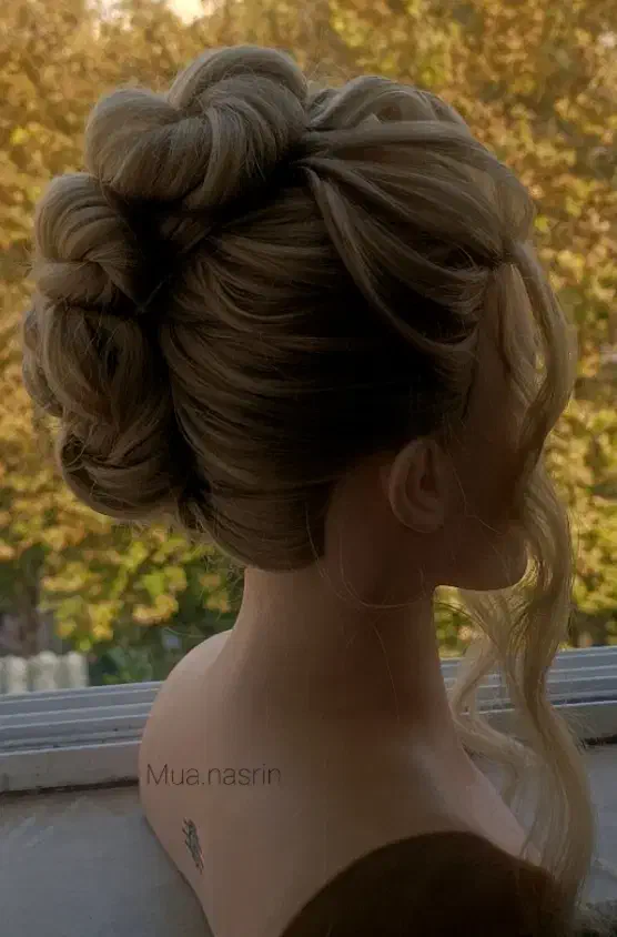 آموزش شینیون عروس وسالنی ازصفرتابازارکار(حرفه ای)|خدمات آموزشی|لاهیجان, شیشه گران|دیوار