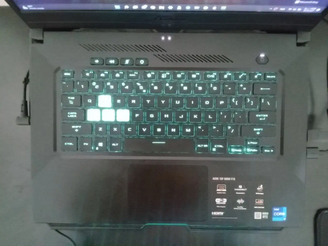لپ‌تاپ ASUS TUF Gaming F15 RTX 3060 سالم|رایانه همراه|قزوین, |دیوار