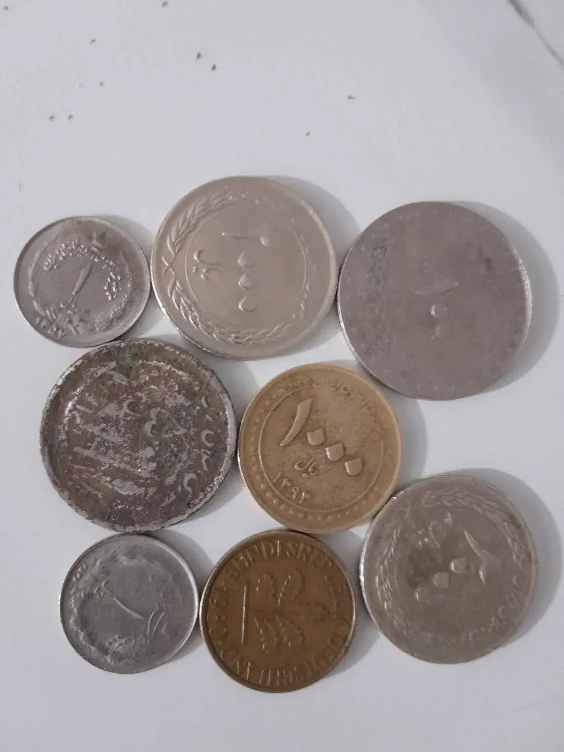 چندعددسکه قدیمی|کلکسیون سکه، تمبر، اسکناس|نهاوند, |دیوار