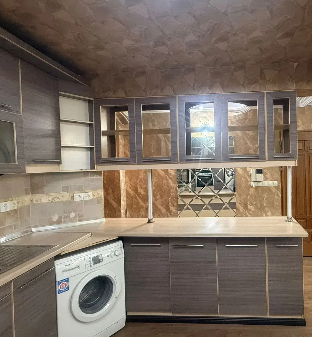 کابینت آشپزخانه|آب‌چکان و نظم‌دهنده ظروف|بوشهر, |دیوار