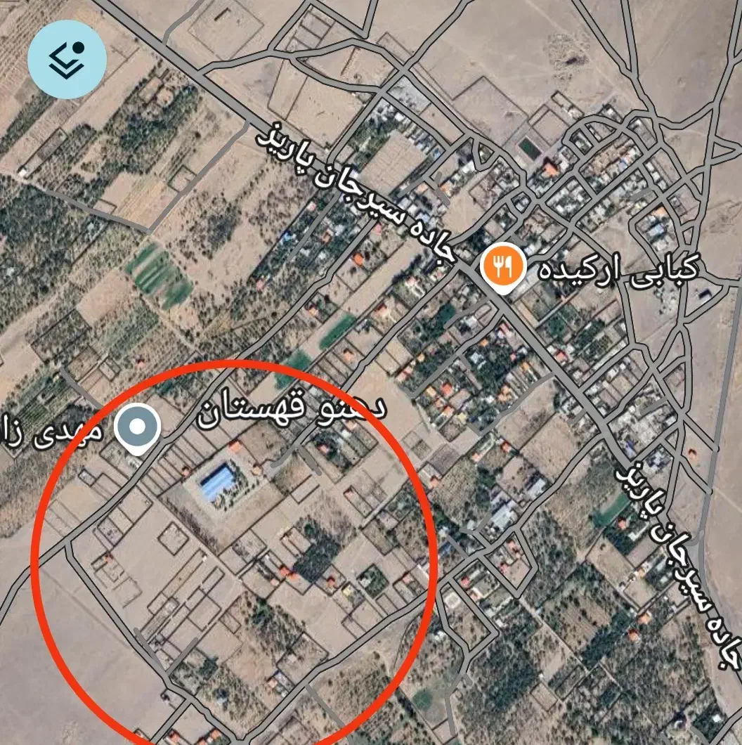 دوقطعه زمین و باغ در دهنو (معاوضه با ماشین)|فروش زمین و ملک کلنگی|پاریز, |دیوار