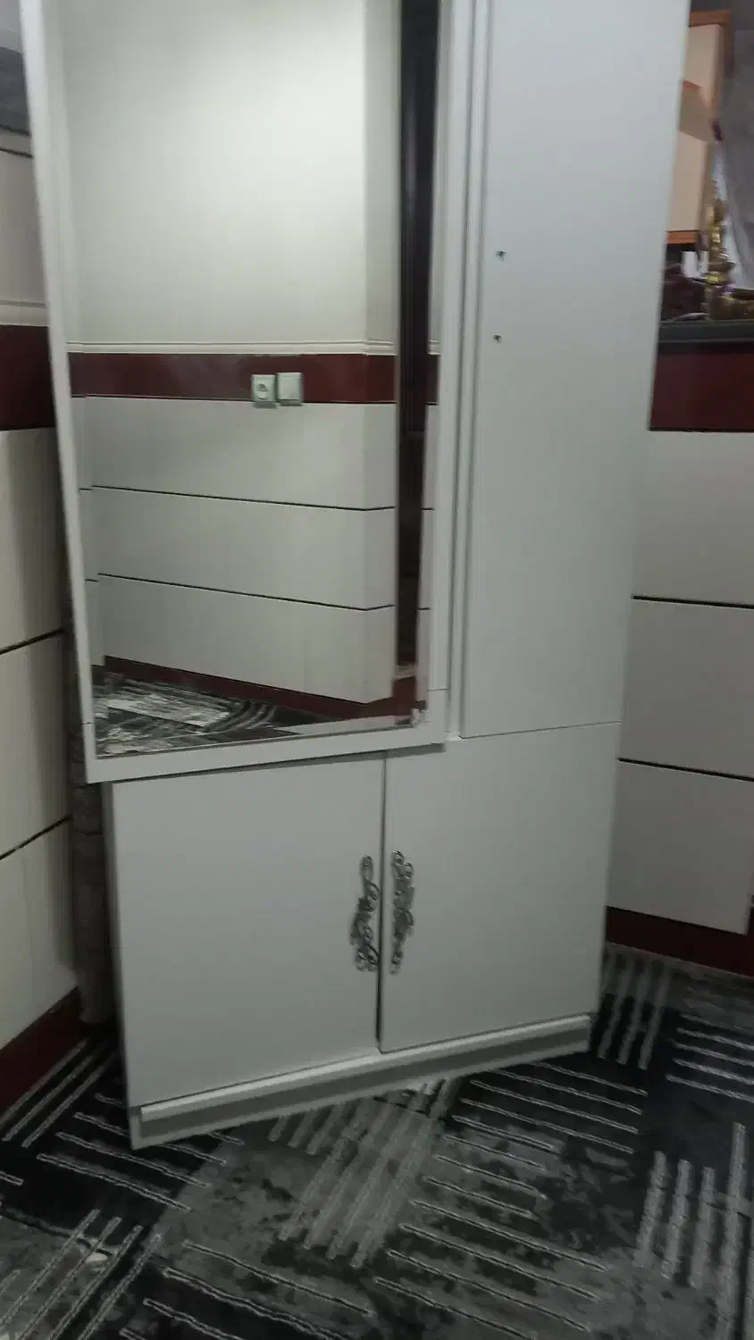 جاکفشی ایستاده آینه دار|جاکفشی، کمد، دراور|ماهدشت, |دیوار