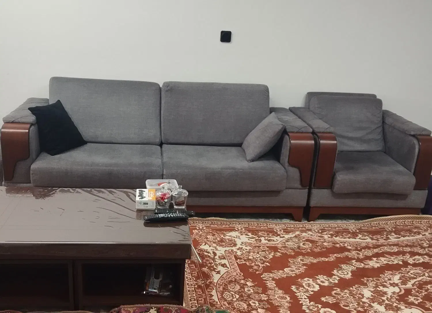 مبل راحتی 7نفره|مبلمان خانگی و میز عسلی|تهران, شهرک فرهنگیان|دیوار