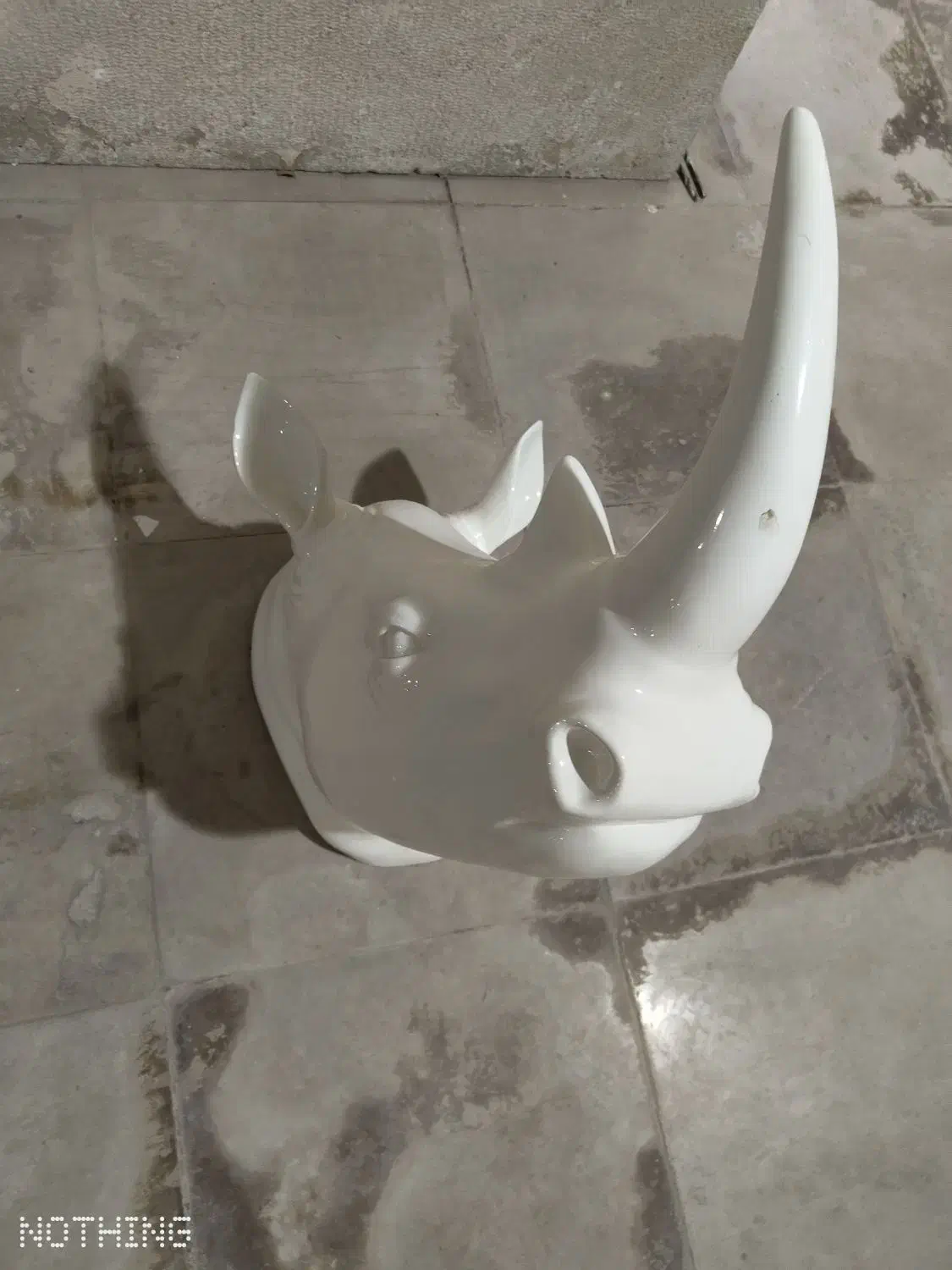 مجسمه کرگدن دیواری|مجسمه، تندیس، ماکت|کیش, |دیوار