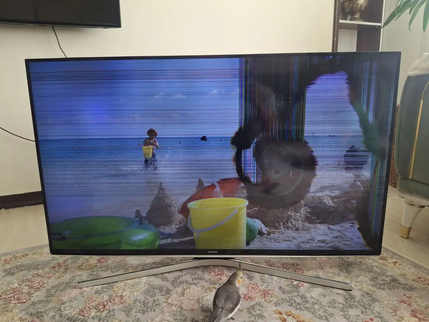 تلویزیون شکسته سامسونگ|تلویزیون و پروژکتور|ملارد, |دیوار