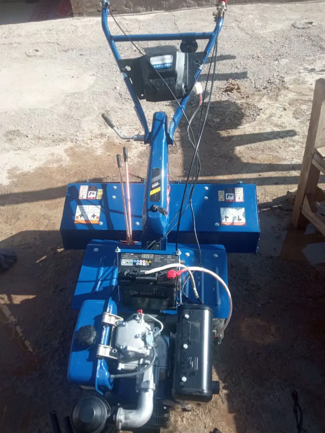 تیلر ده اسب ریتواتور پشت|ماشین‌آلات صنعتی|نیشابور, دانشکده کشاورزی|دیوار