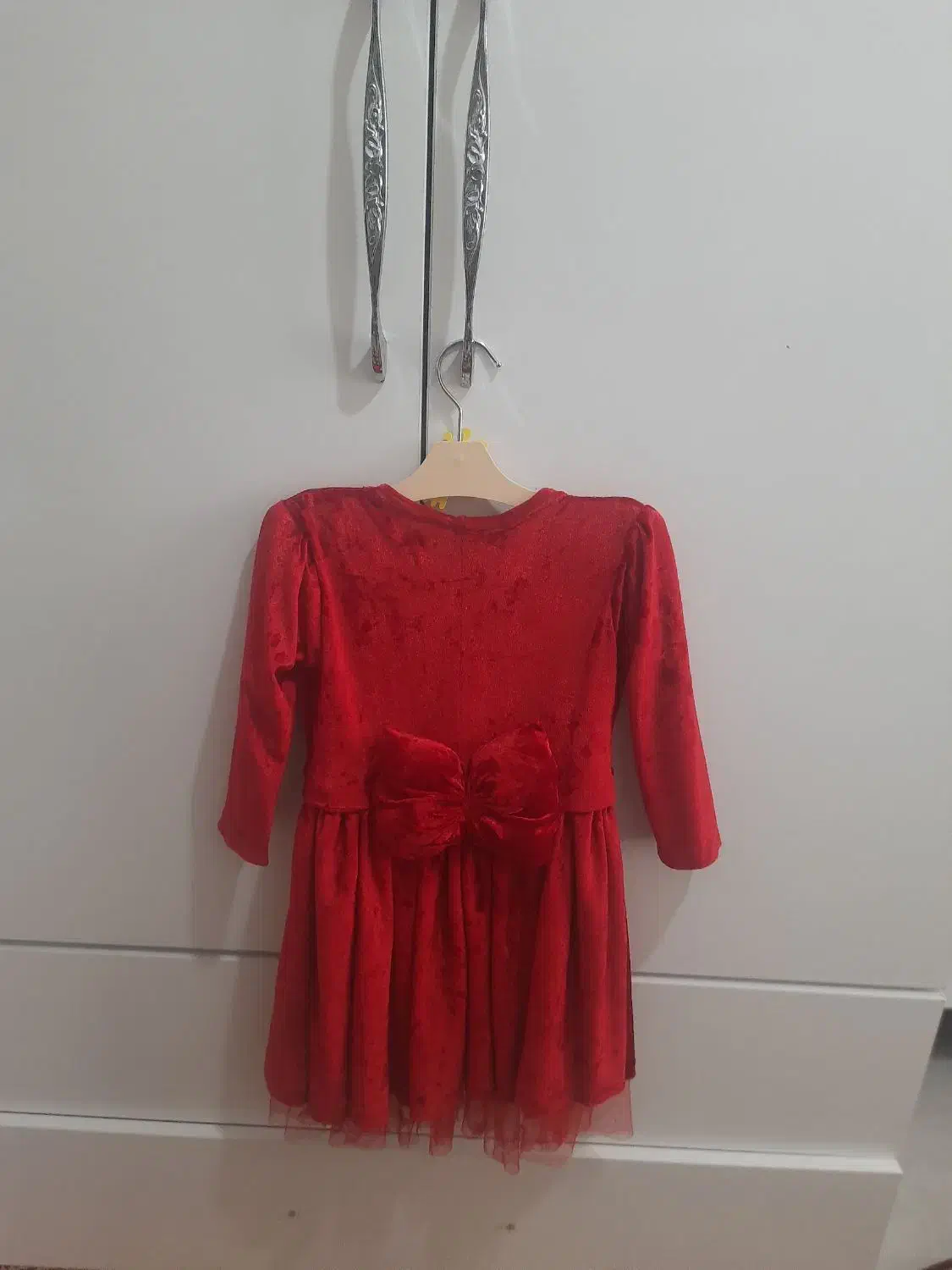 پیراهن مخمل دخترانه|کفش و لباس بچه|گرگان, |دیوار