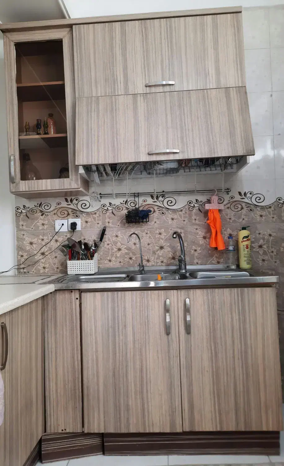 کابینت ام دی اف کارد کرده|آبچکان و نظمدهنده ظروف|قدس, شهرقدس|دیوار