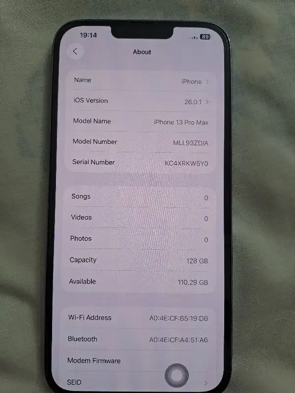 گوشی آیفون ۱۳ پرو مکس ۱۲۸ گیگ|موبایل|تهران, امیریه|دیوار