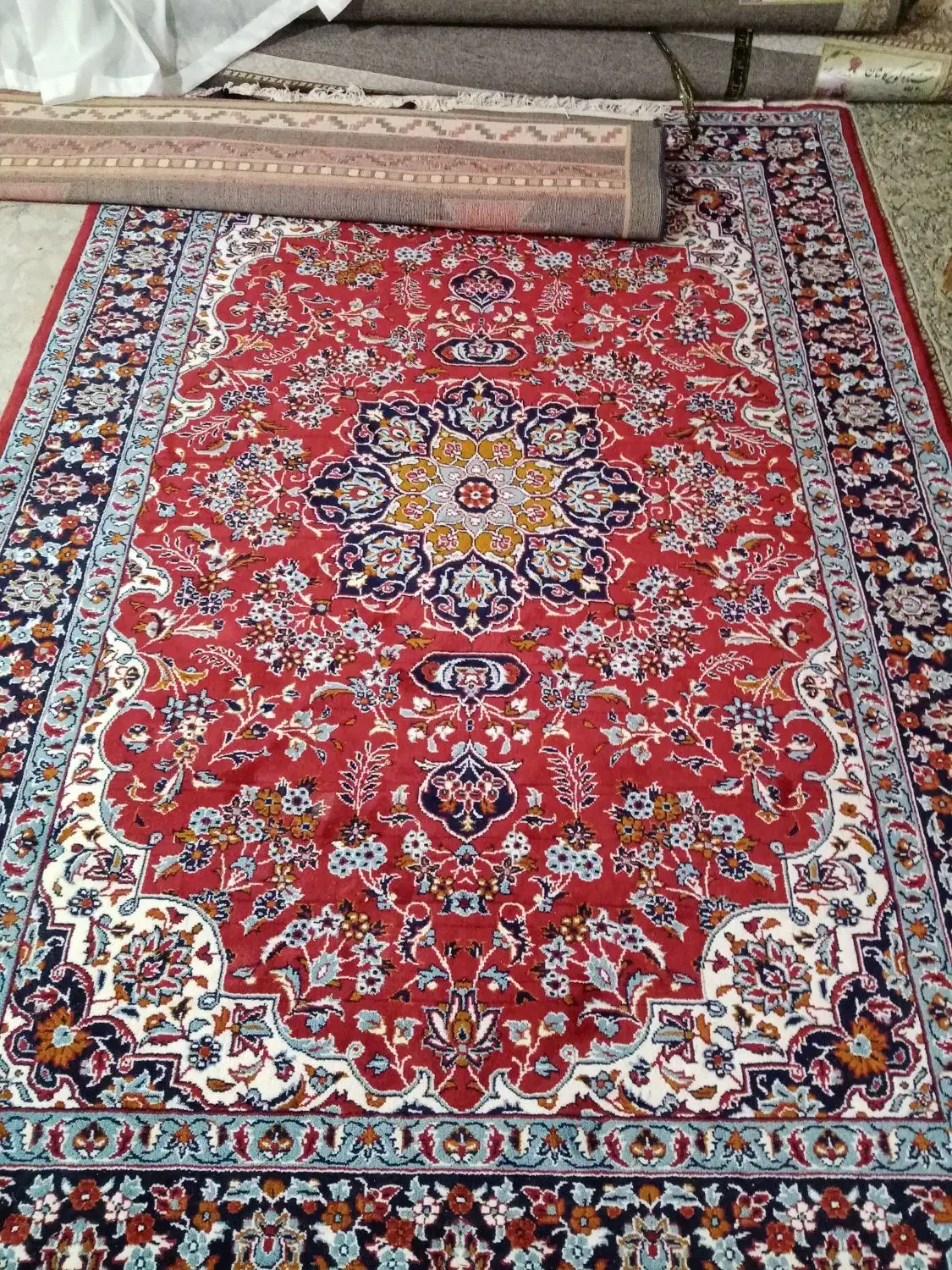 قالی|فرش|تربت جام, معدآباد|دیوار