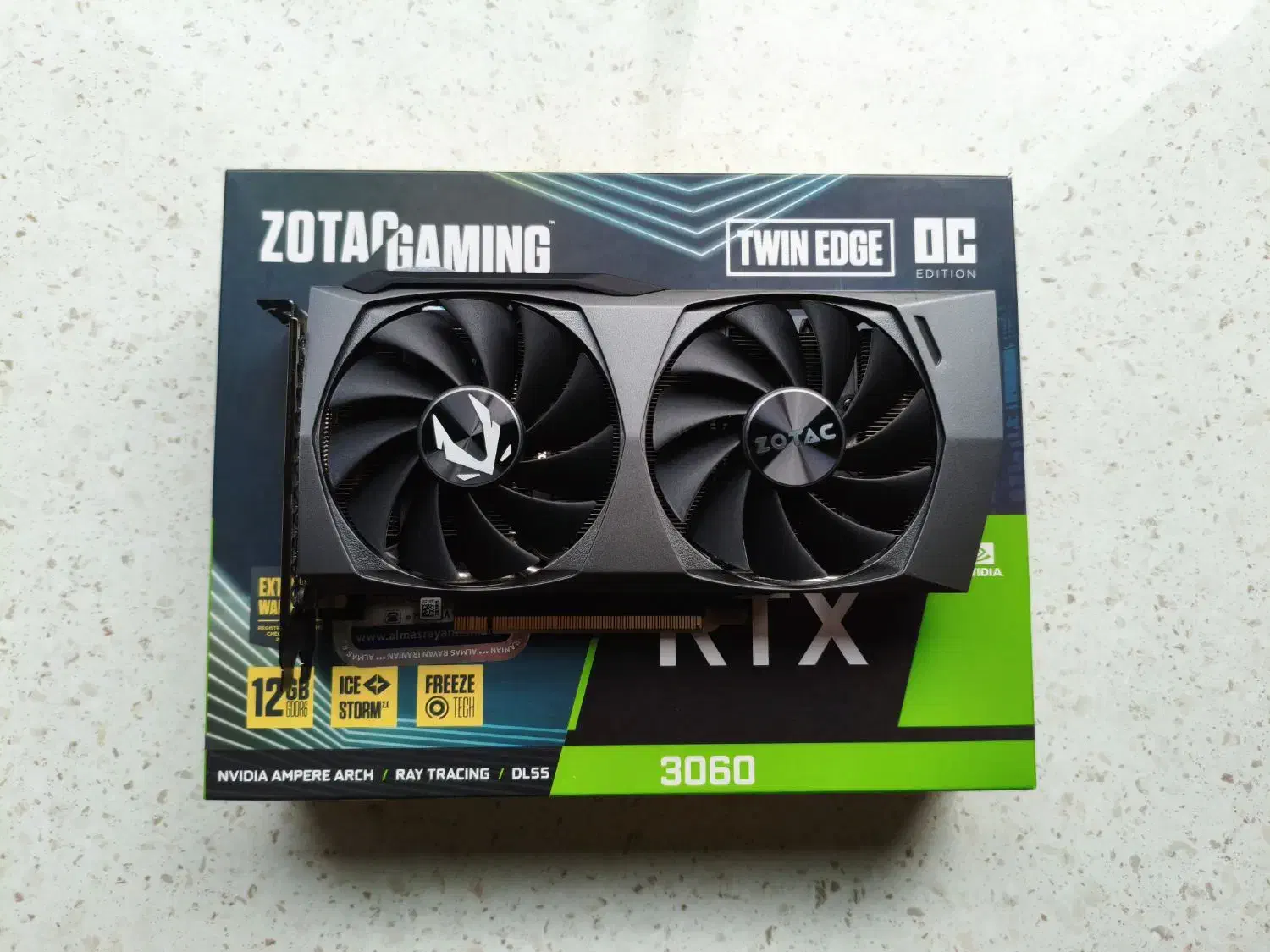 کارت گرافیک زوتاک RTX 3060 Twin Edge OC 12GB|قطعات و لوازم جانبی رایانه|رشت, کاکتوس|دیوار