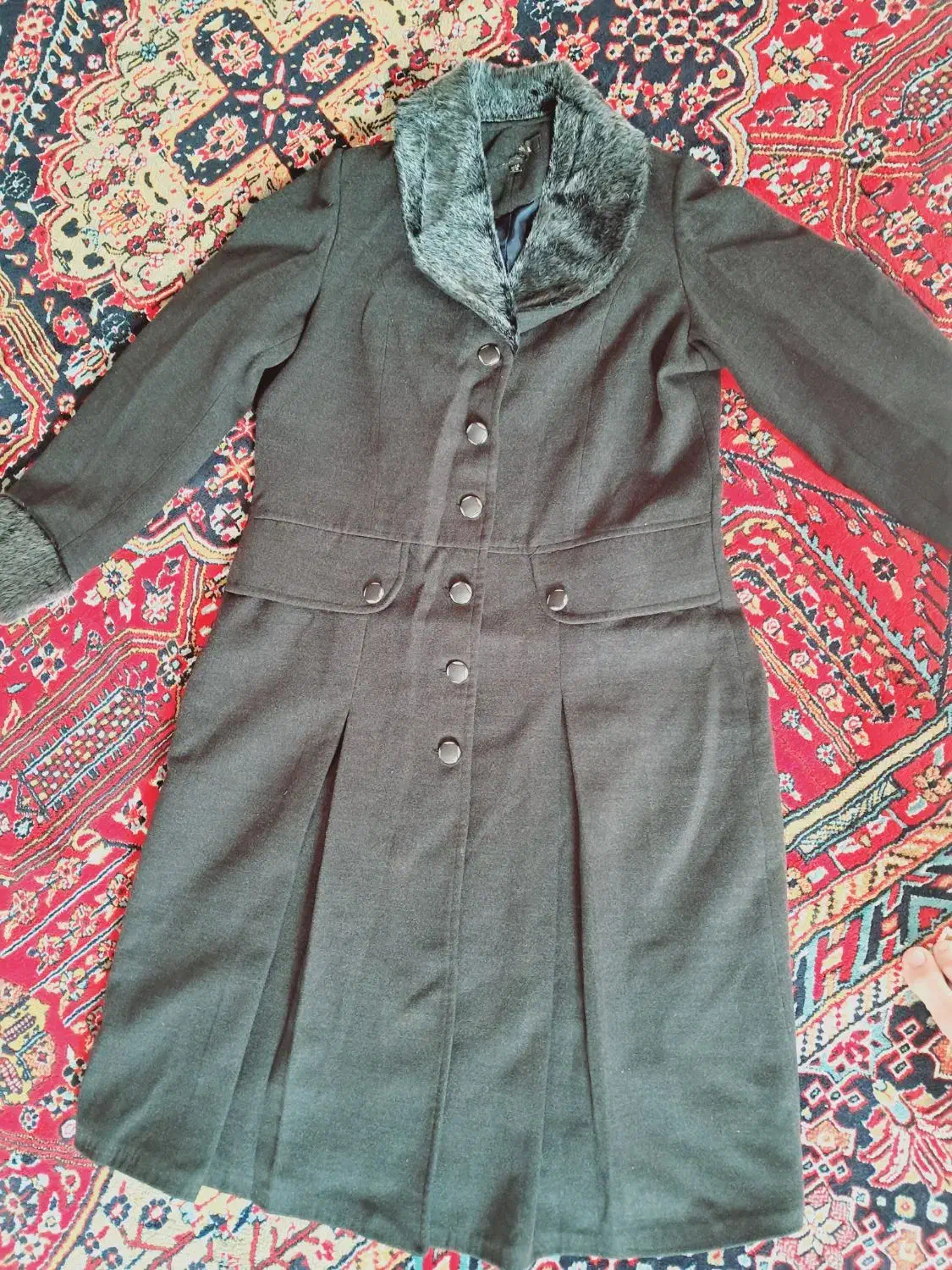 پالتو پشمی خزدار|لباس|پارسآباد, |دیوار