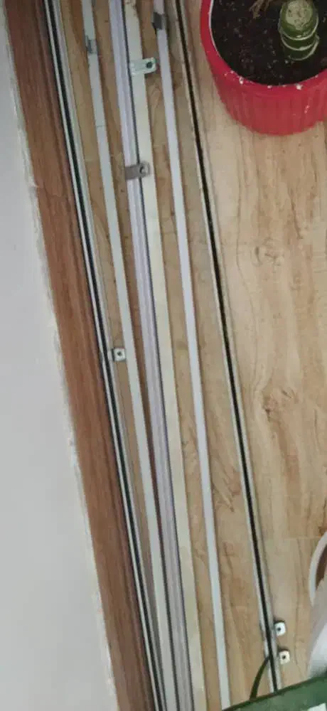 شال توری با چوب پرده|پرده، رانر، رومیزی|خرم‌آباد, |دیوار