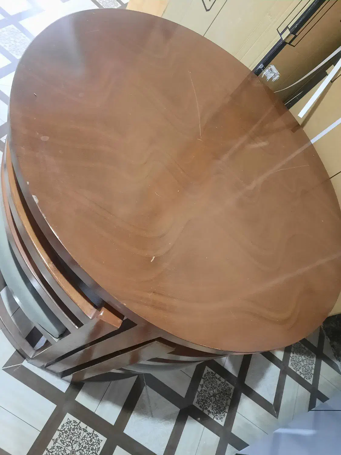 میز ناهارخوری و بوفه|میز و صندلی غذاخوری|برازجان, |دیوار