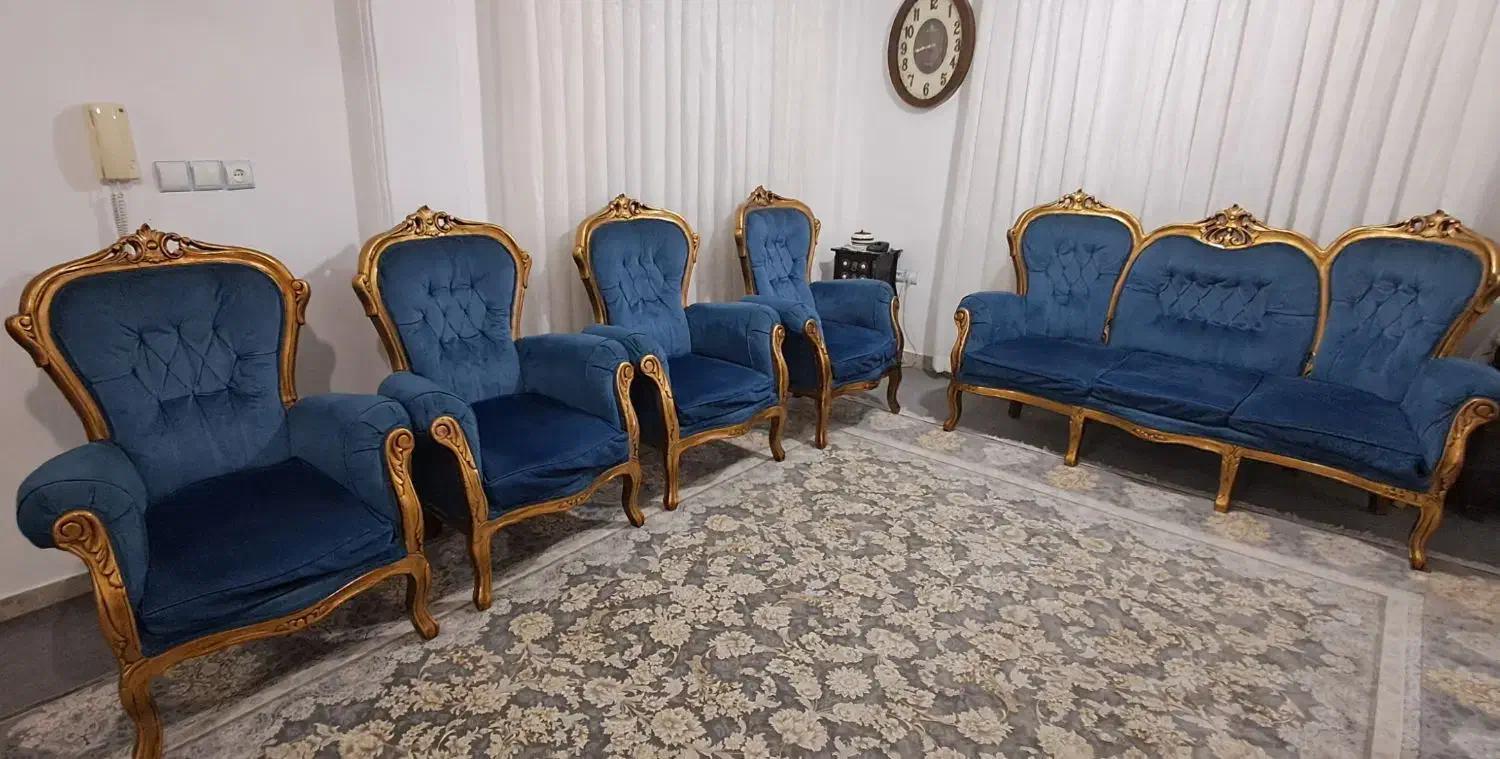 مبل سلطنتی|مبلمان خانگی و میز عسلی|رودسر, |دیوار