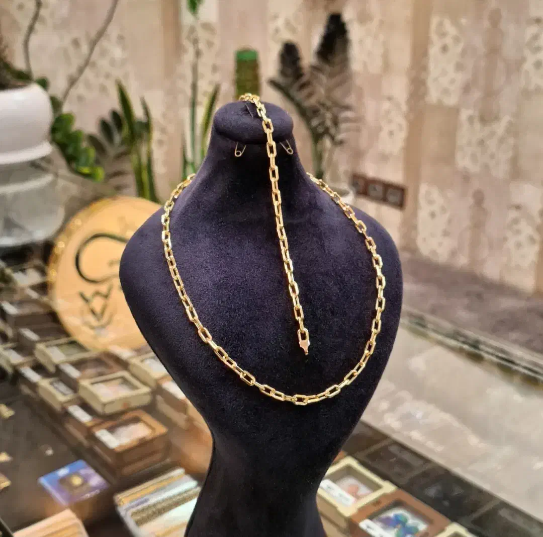 گردنبند و دستبند هرمس بدون اجرت ومالیات فقط ۹ درصد|جواهرات|رشت, فلسطین|دیوار