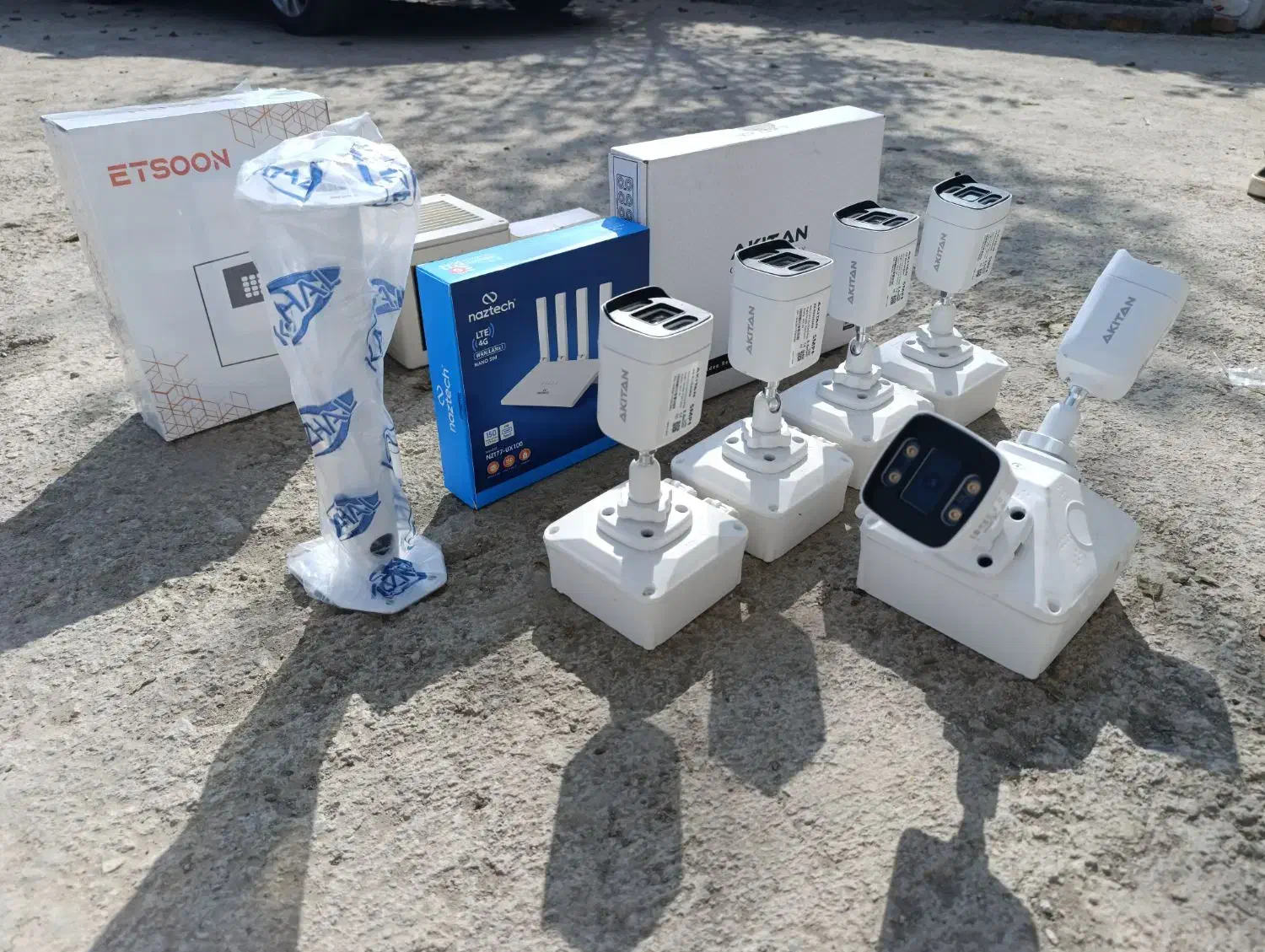 نصب دوربین مداربسته ، دزدگیر ، کرکره برقی|دوربین مداربسته|ساری, |دیوار