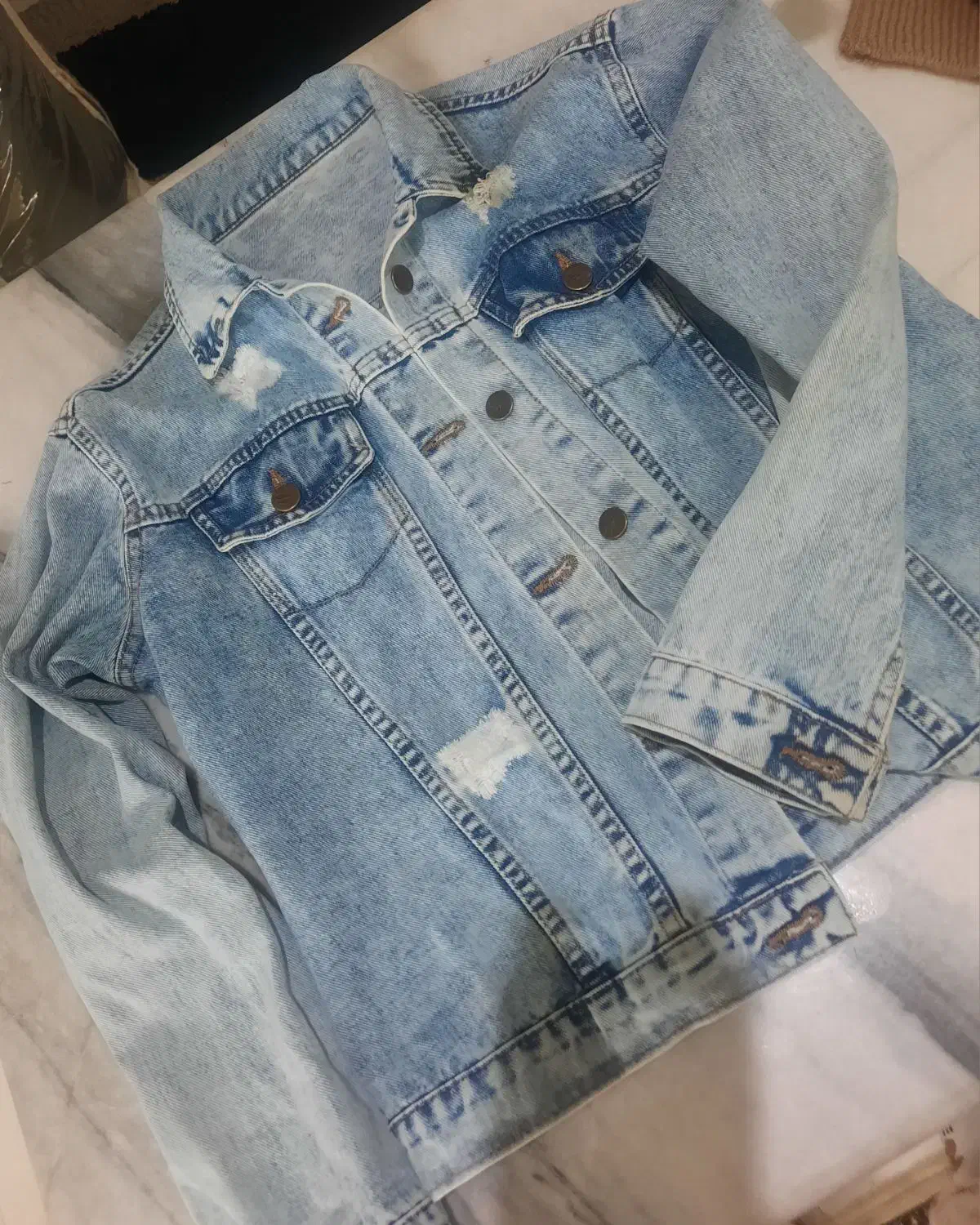 کت جین فری سایز تا۴۲|لباس|لواسان, |دیوار