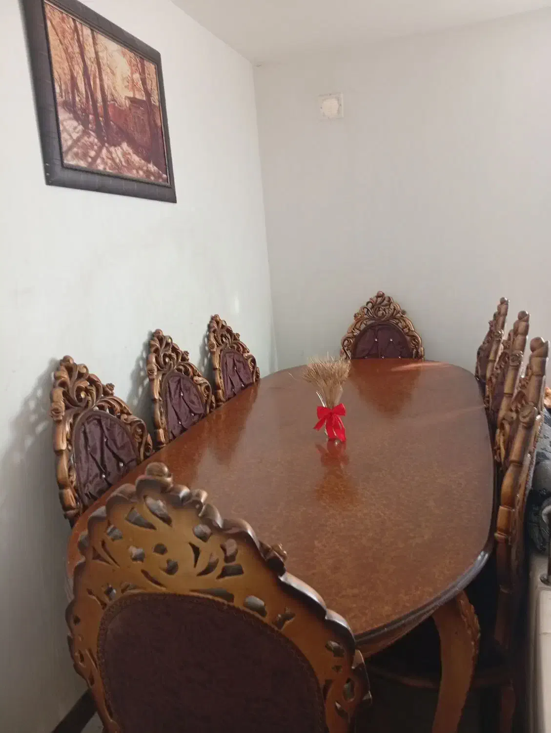 فروش میز ناهار خوری ۸ نفره|میز و صندلی غذاخوری|پرند, فاز ۶|دیوار