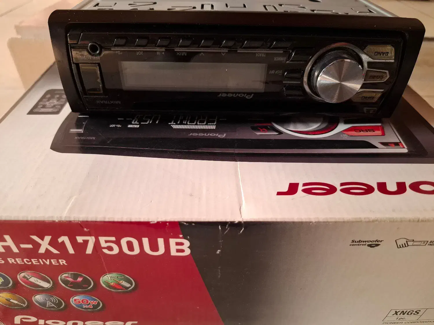 پخش کننده خودرو پایونیر مدل DEH-X1750UB|قطعات یدکی و لوازم جانبی|بندر انزلی, متروپل|دیوار