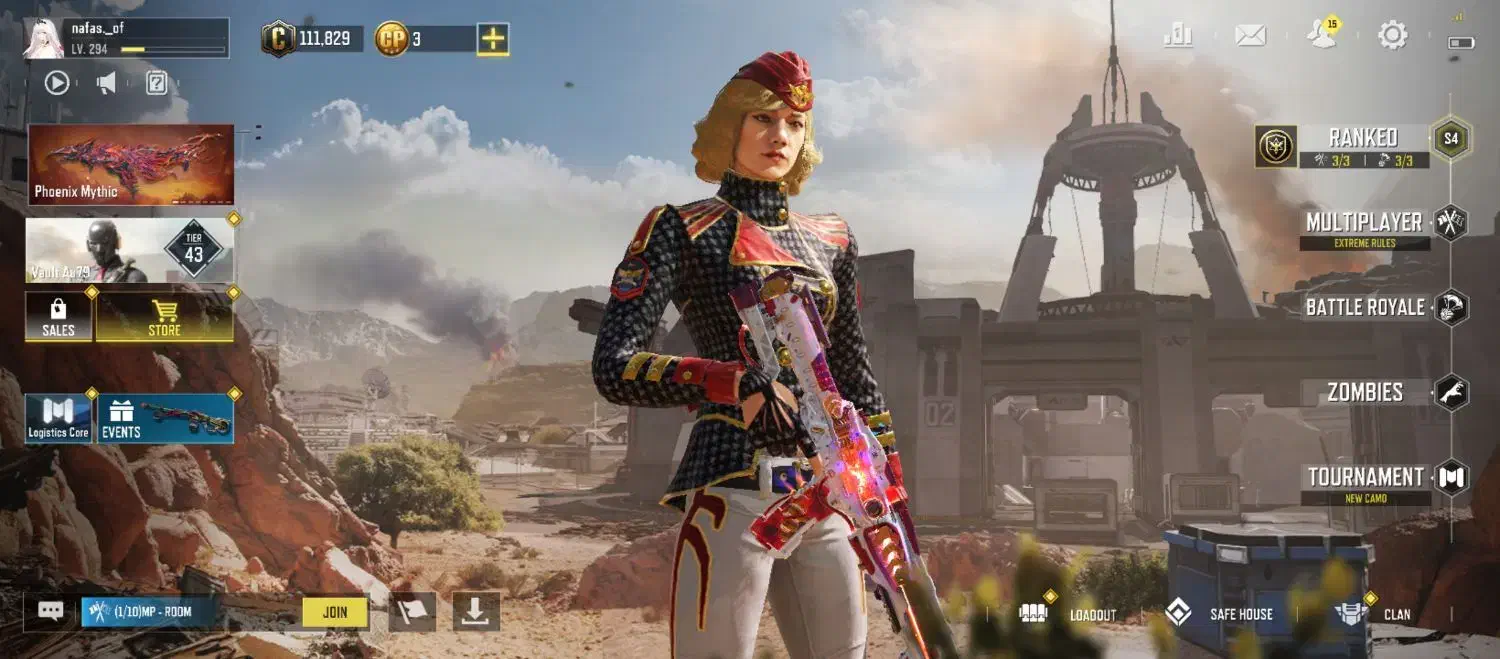 اکانت کالاف موبایل|کنسول، بازی ویدئویی و آنلاین|نیشابور, شهرک ولیعصر|دیوار