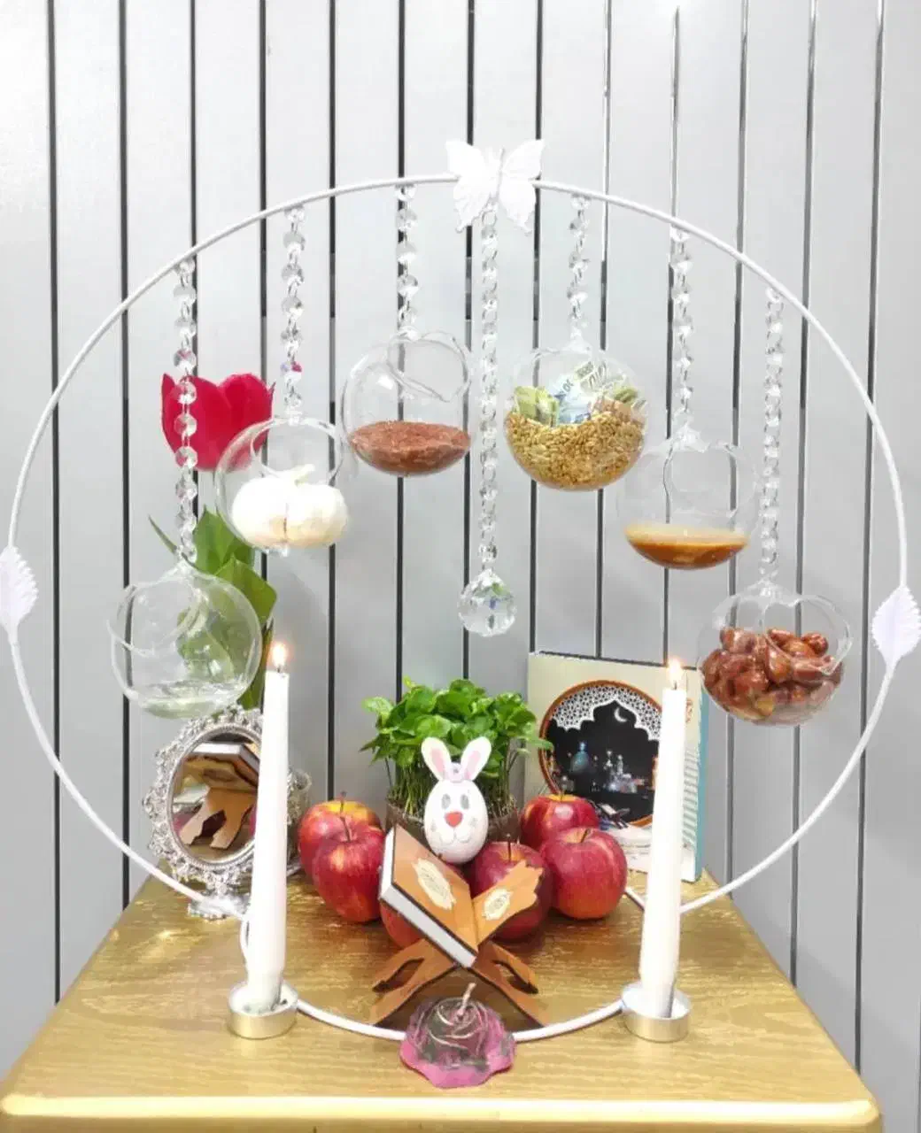 حلقه تزیینی کریستالی|صنایع دستی و سایر لوازم تزئینی|تهران, هفده شهریور|دیوار