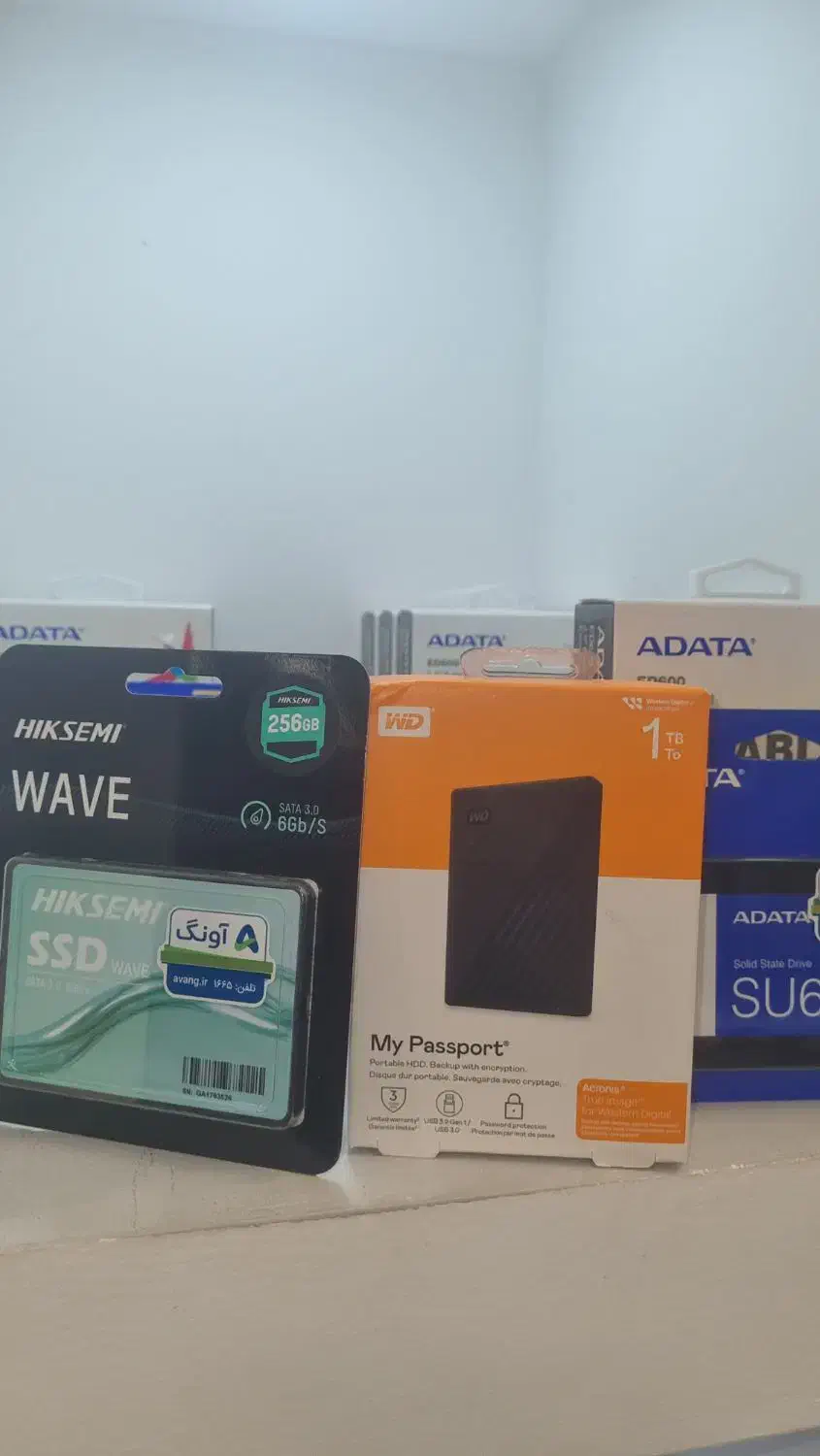 مرجع هارد اکسترنال ۳۲۰ و ۵۰۰ و ۱ ترا لپتاپ خدادادی|قطعات و لوازم جانبی رایانه|خرمآباد, |دیوار