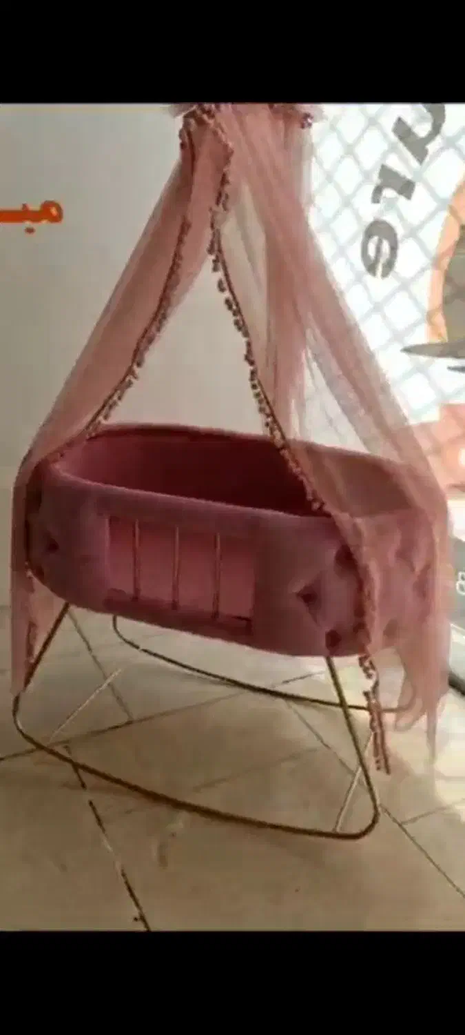 گهواره طرح چستر|تخت و صندلی بچه|زاهدان, |دیوار