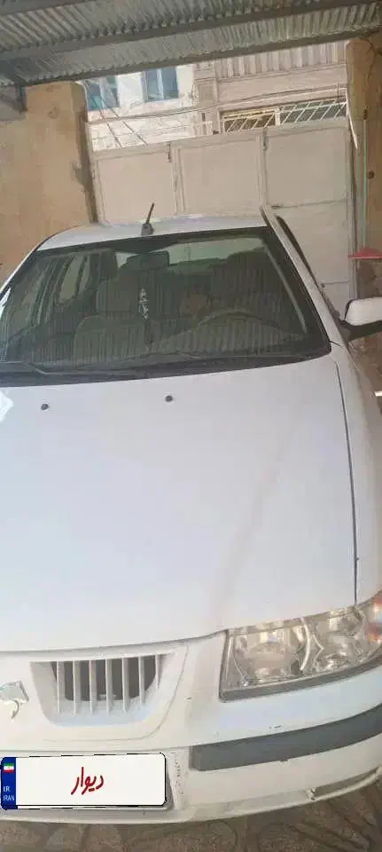 سمند ال ایکس مدل ۱۳۹۷ رنگ سفید|خودرو سواری و وانت|زرندیه, |دیوار