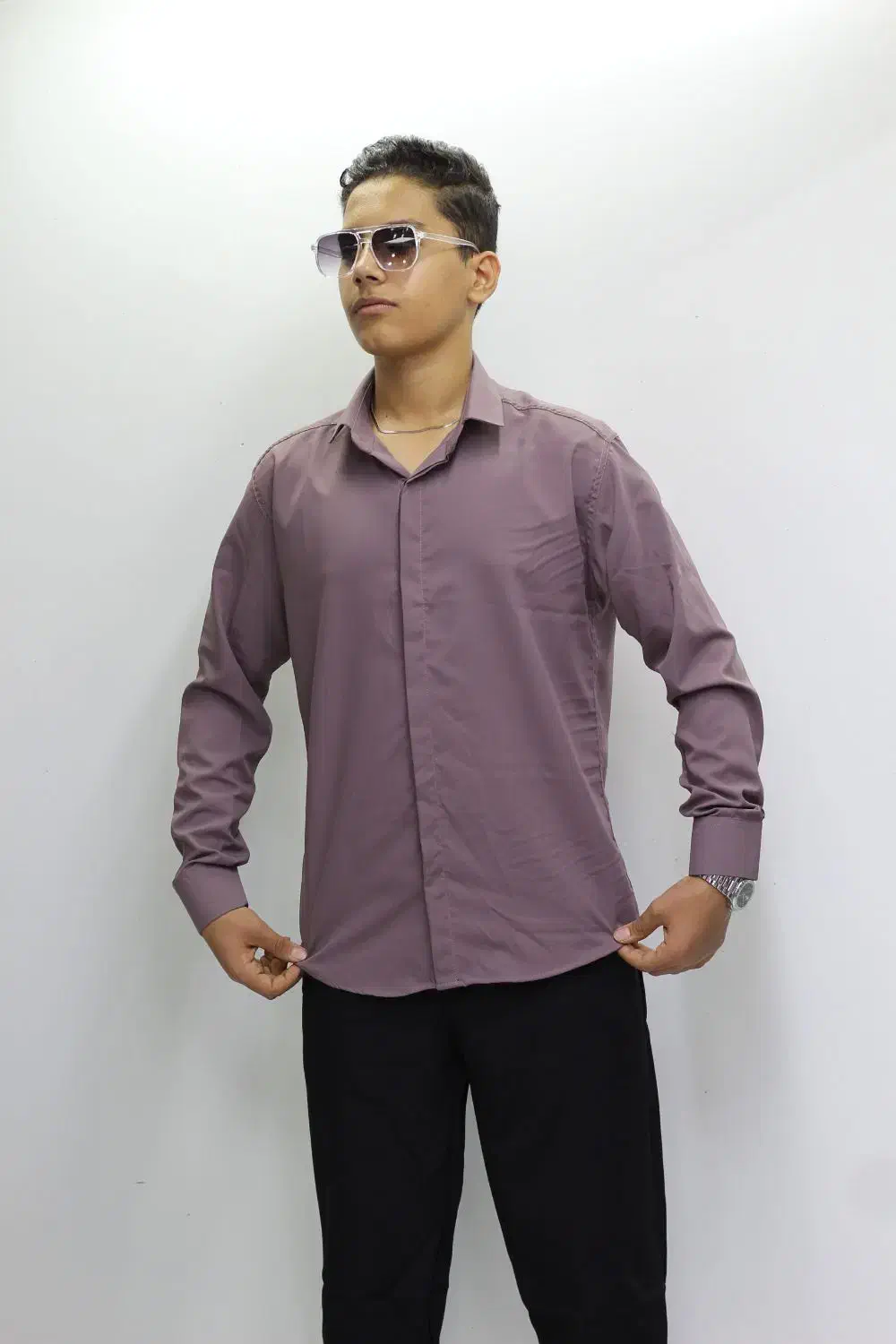 پیراهن مردانه دوشین(پارچه لخت) مخصوص خوش استایلا|لباس|کرج, برغان|دیوار