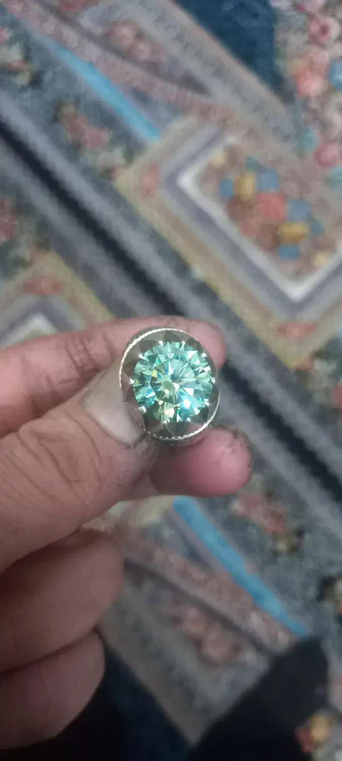 انگشتر موزانایت|جواهرات|قم, شاه ابراهیم|دیوار