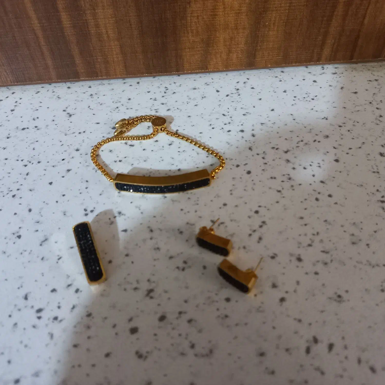 نیم ست مشکی بدل|جواهرات|همدان, |دیوار