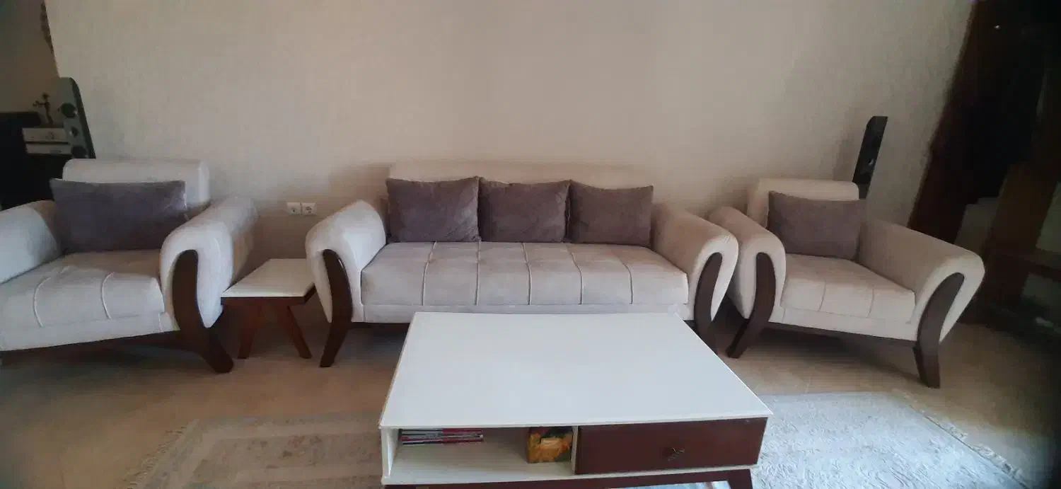 فروش مبلمان ۷ نفره +میز جلو مبلی|مبلمان خانگی و میز عسلی|بهشهر, |دیوار
