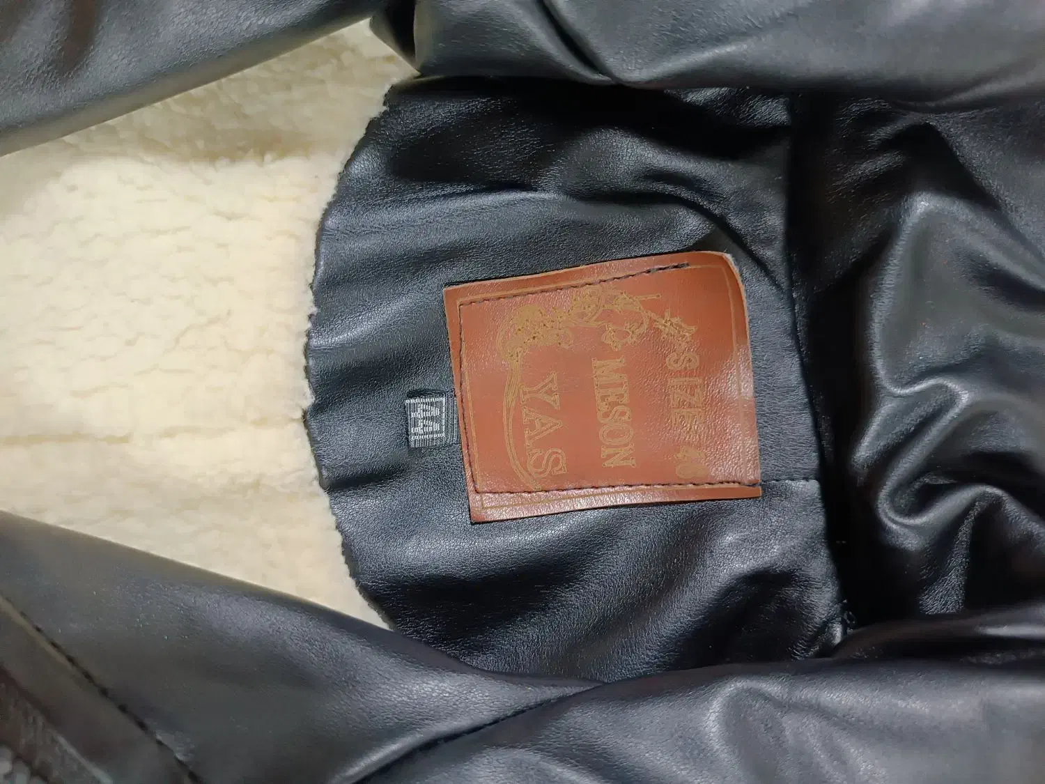 پالتو چرم در حد نو|لباس|جوانرود, |دیوار