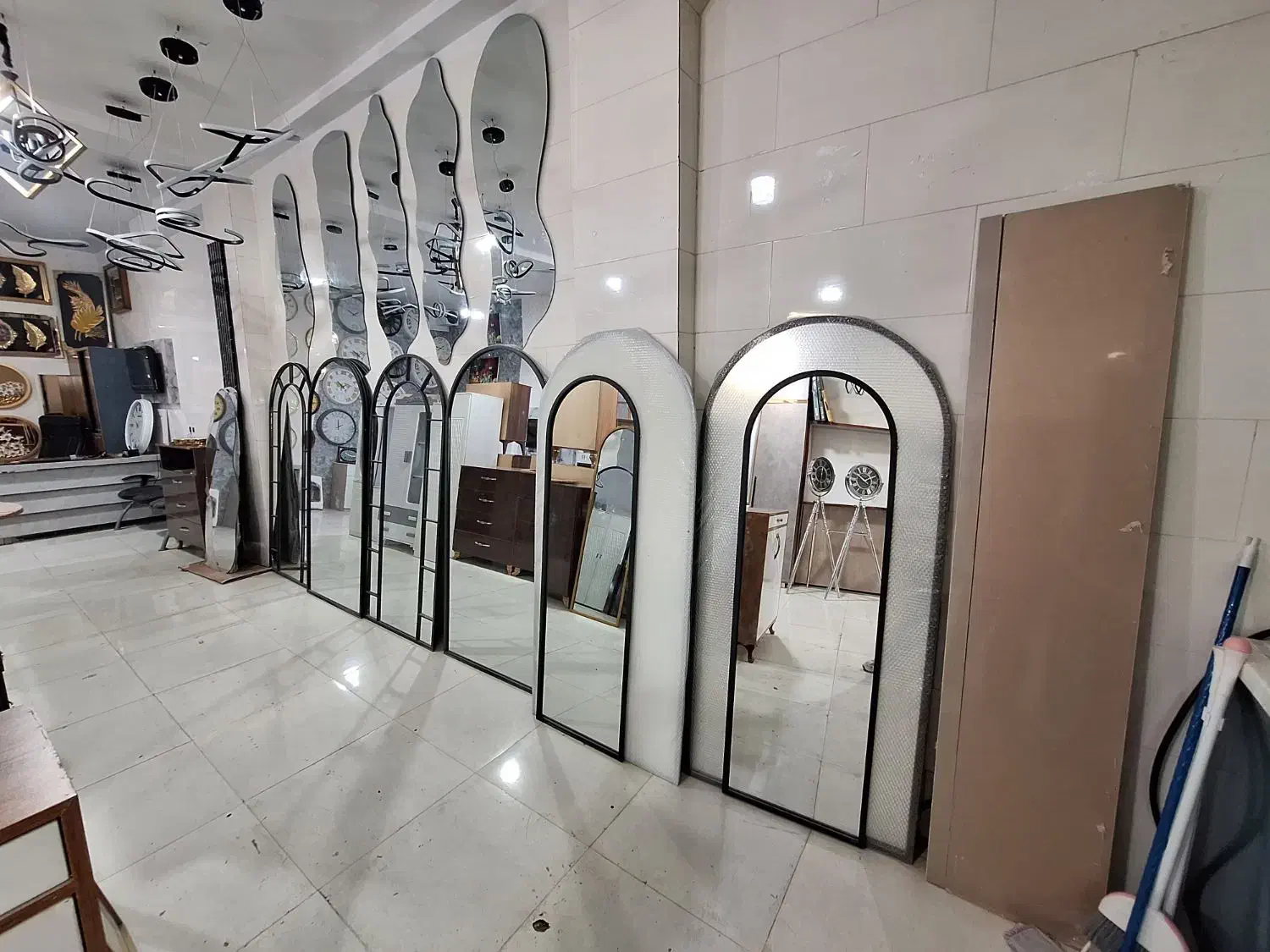 آینه های تزئینی|آینه|زنجان, |دیوار