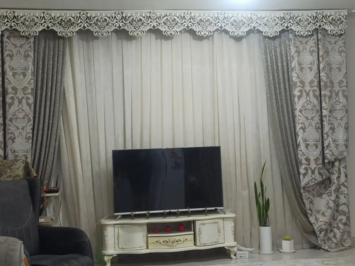 پرده سلطنتی|پرده، رانر، رومیزی|ایلام, |دیوار