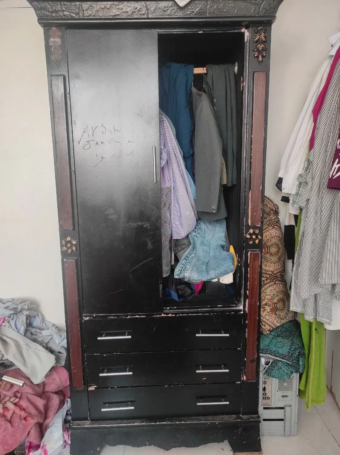 کمد لباس|جاکفشی، کمد، دراور|لاهیجان, امیرشهید|دیوار