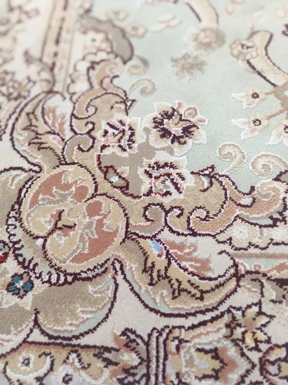 فرش قالی کناره تمام نخ اکرولیک 1در2|فرش|شیراز, کاراندیش|دیوار