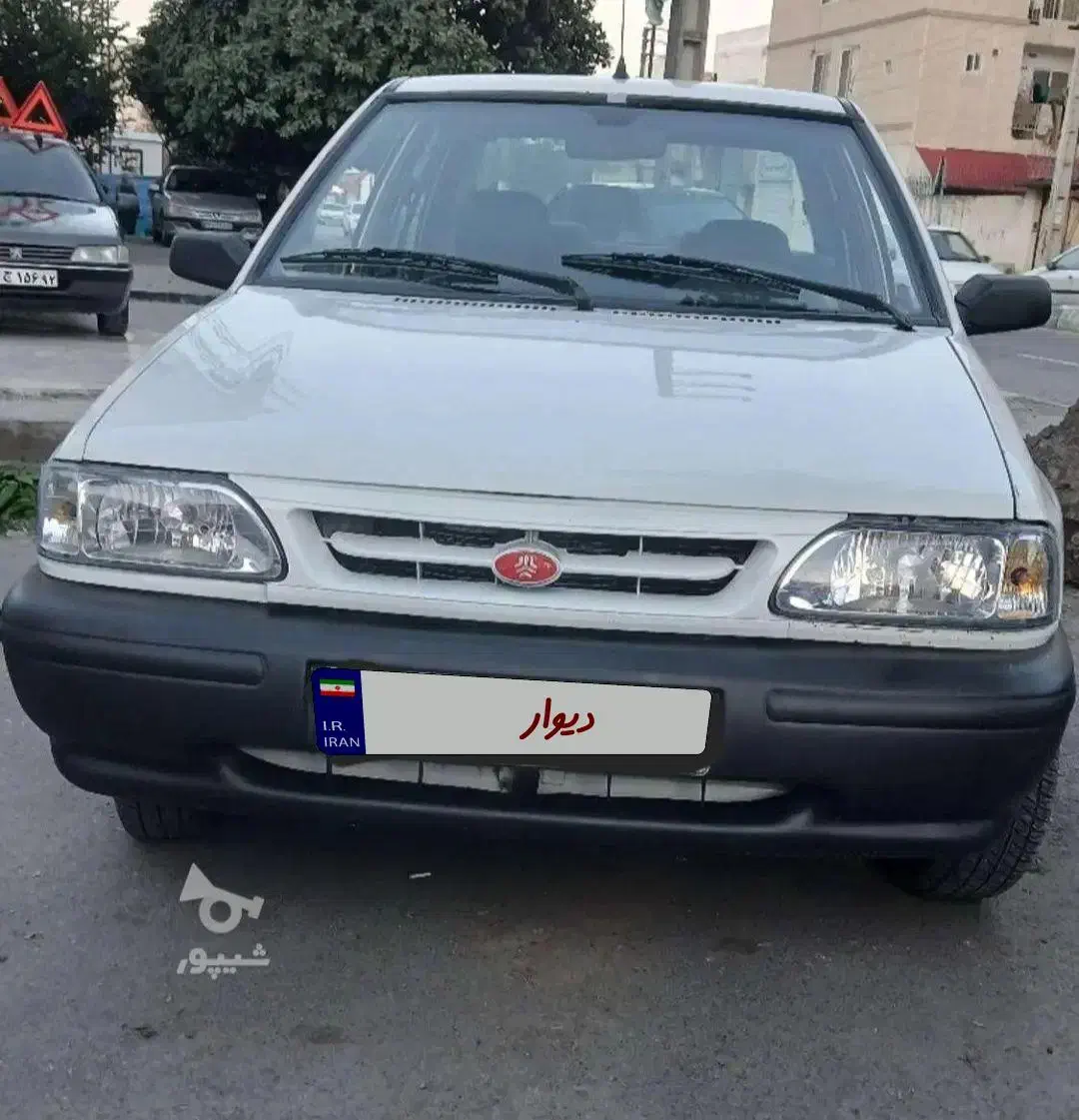 پراید سفید مدل ۸۲ شاسی پلمپ|خودرو سواری و وانت|نکا, |دیوار