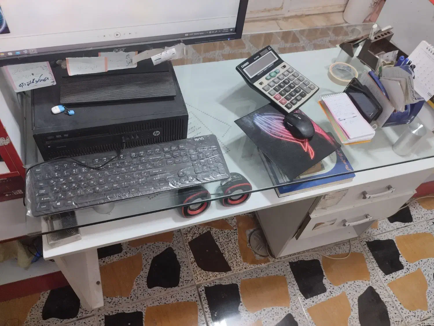 میز دارای دو کشو|فروشگاه و مغازه|اردکان, |دیوار