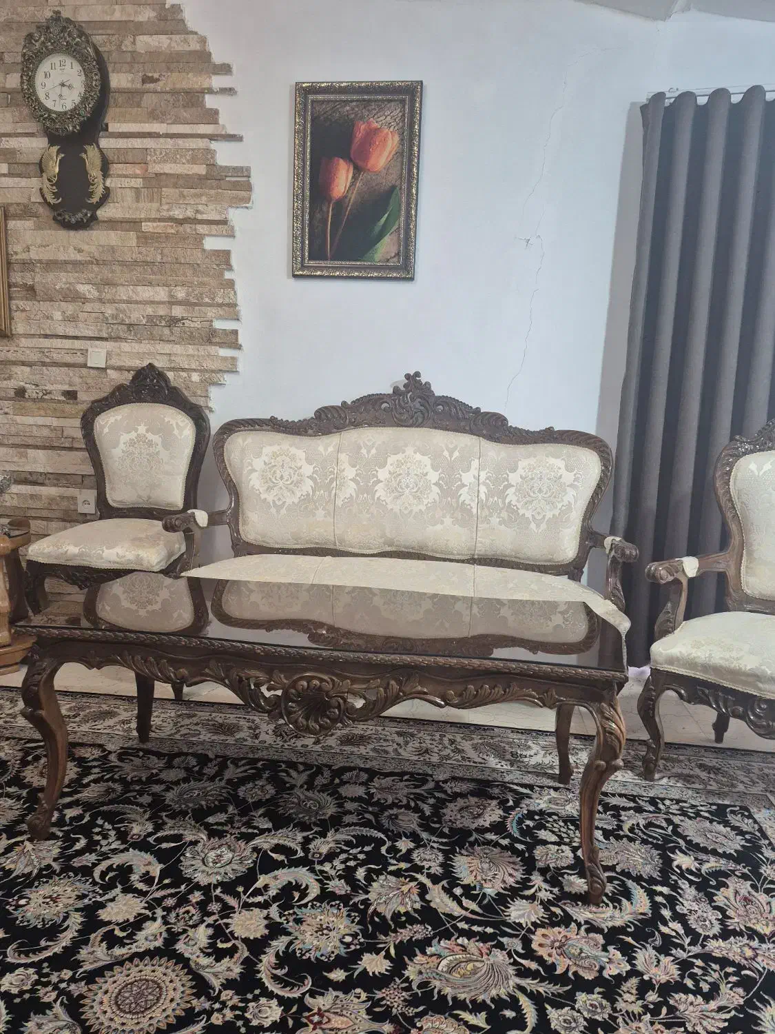 مبل استیل وناهارخوری|مبلمان خانگی و میز عسلی|عباسآباد, |دیوار