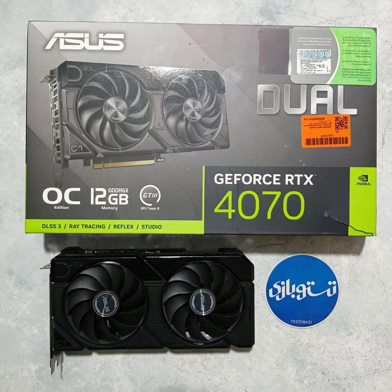 کارت گرافیک RTX 4070 ASUS DUAL|قطعات و لوازم جانبی رایانه|تهران, والفجر|دیوار