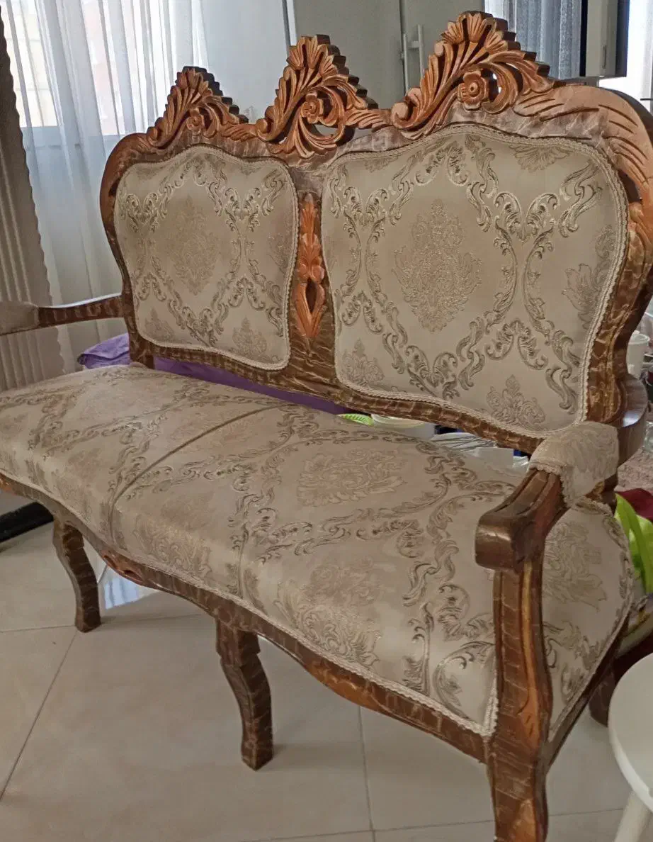 مبل سلطنتی|مبلمان خانگی و میز عسلی|نیشابور, شهرک بسیج|دیوار